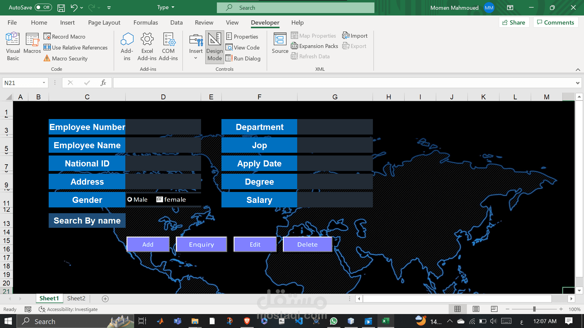 Excel macroVB