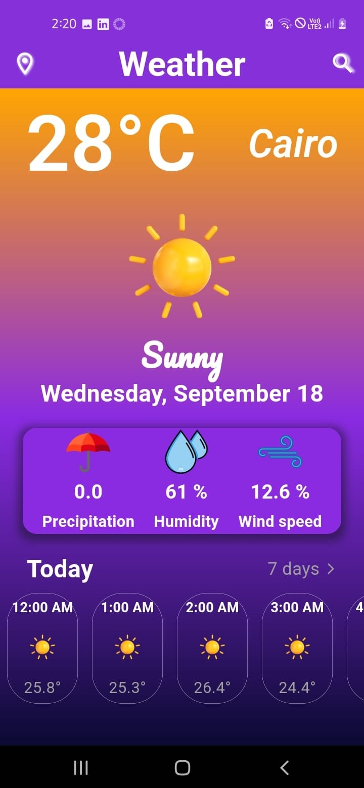 weather app