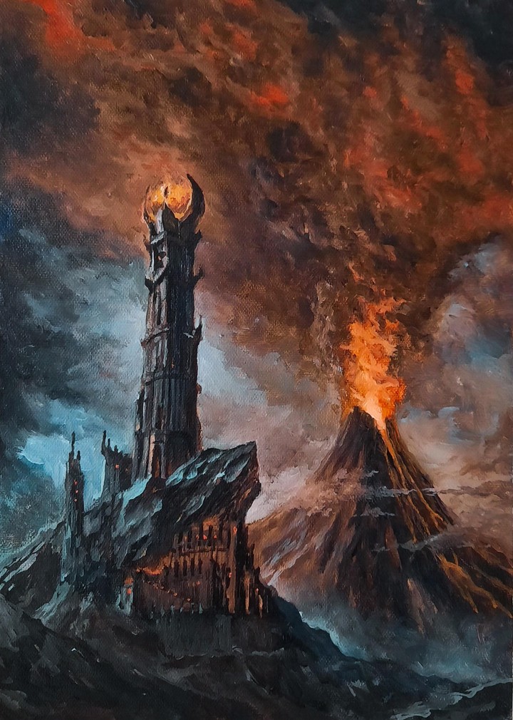 Tower of Sauron by masked ronin