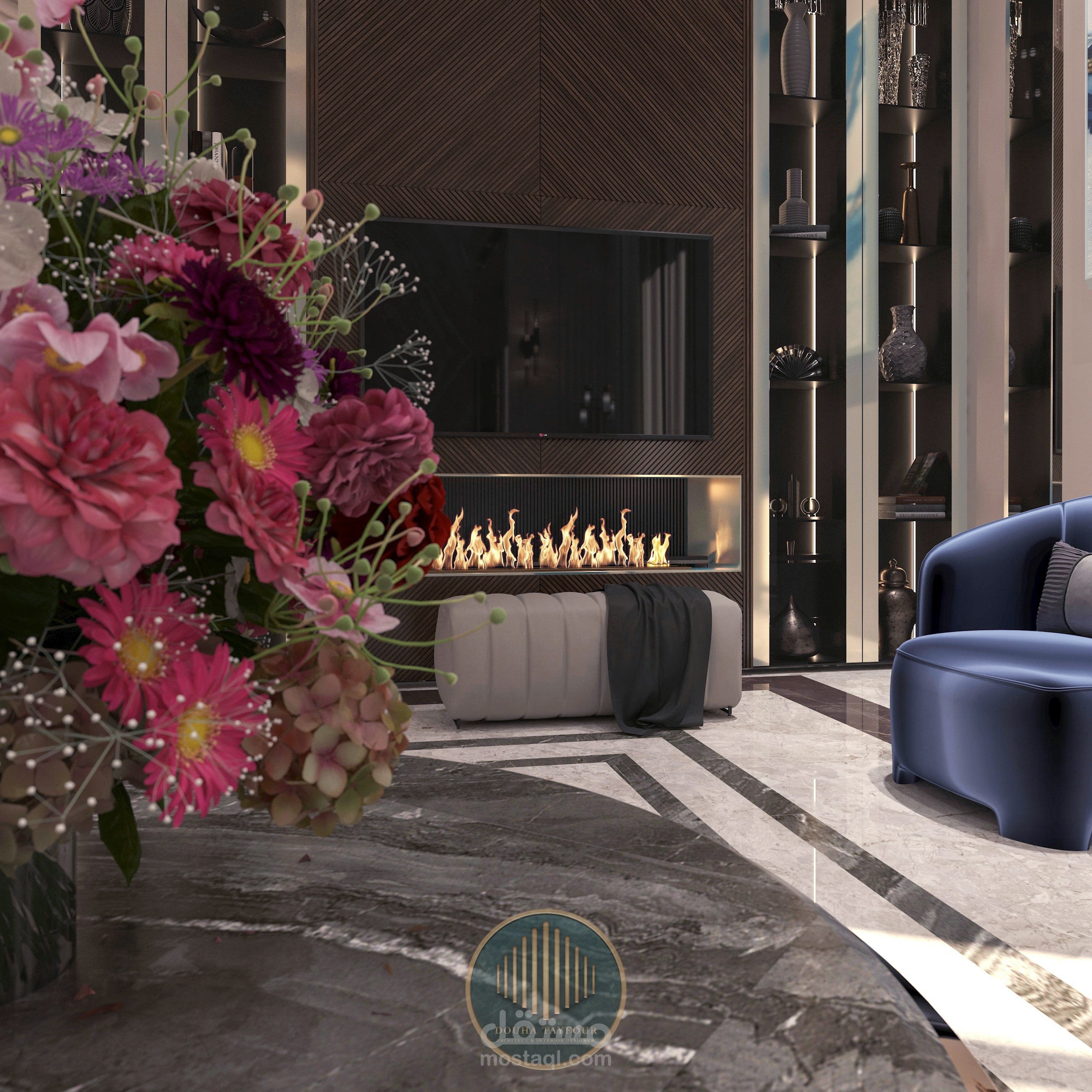 Living & Dining room interior design