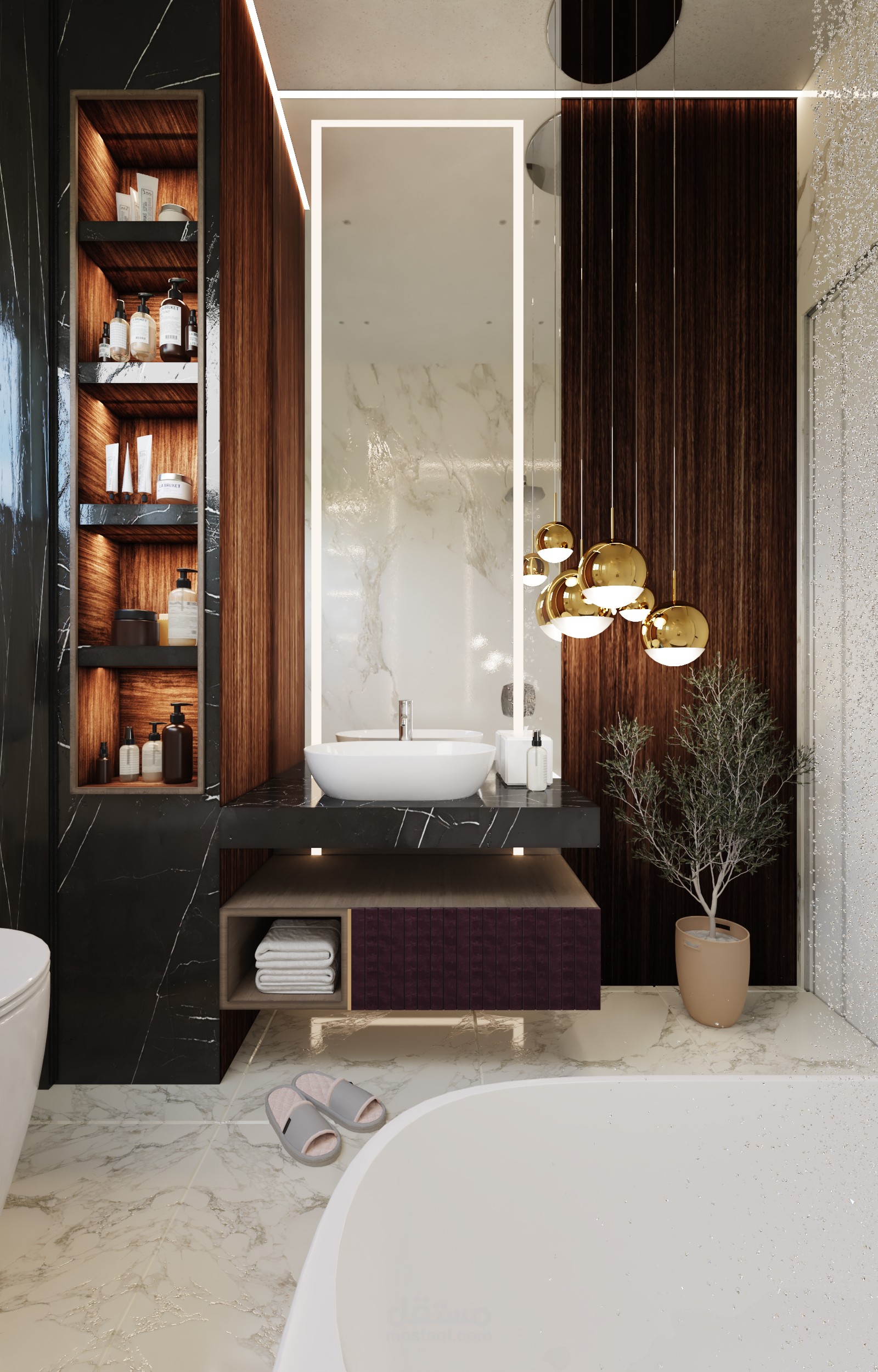 Modern bathroom