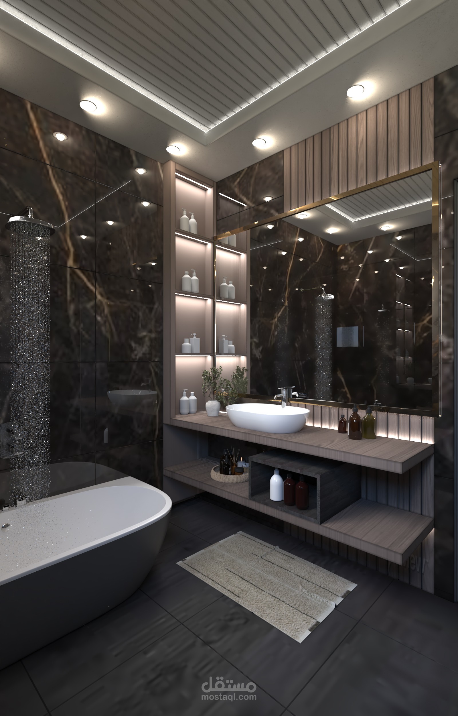 Master bathroom