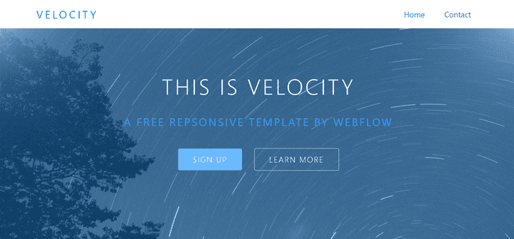 Velocity Template