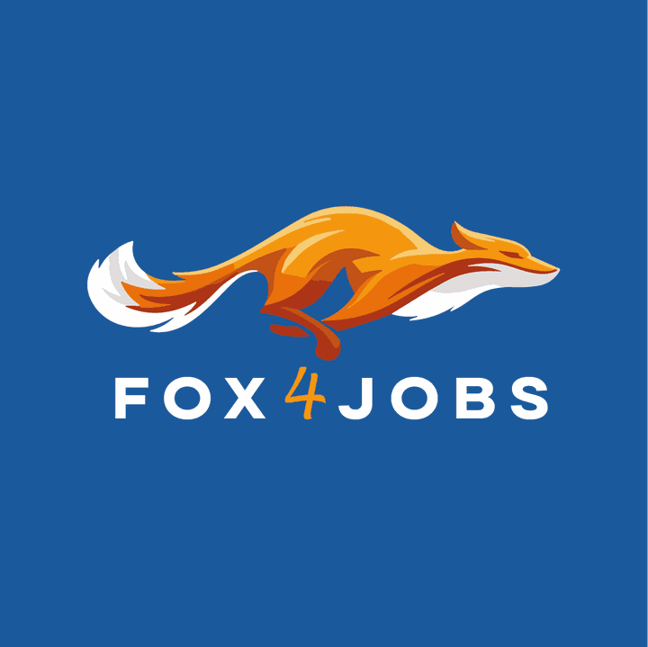 تصميم شعار وصور لصحفحات التواصل الاجتماعي لموقع FOX4JOBS