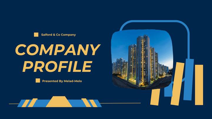 Modern Company Profile Presentation