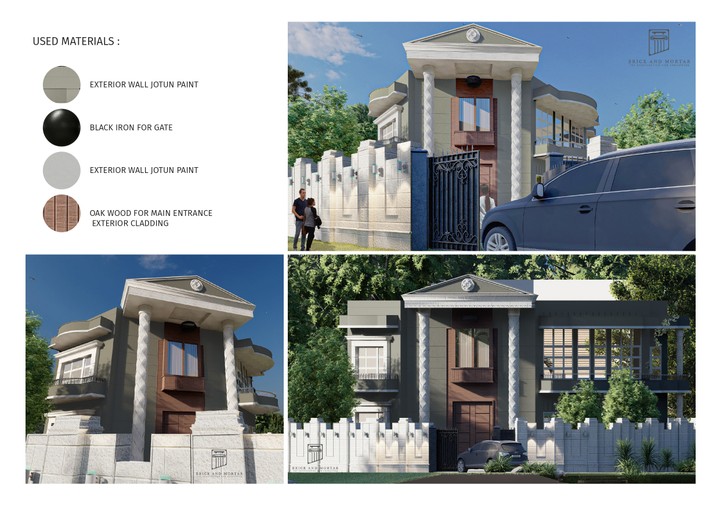 exterior redesign for villa in el ebour city