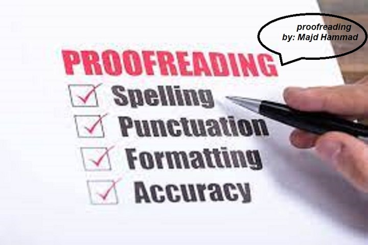 English proofreading