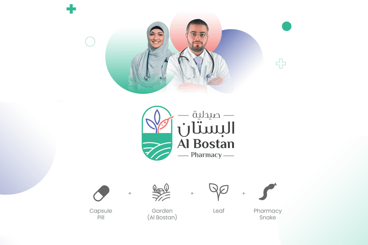 Al Bostan Pharmacy Logo & Branding