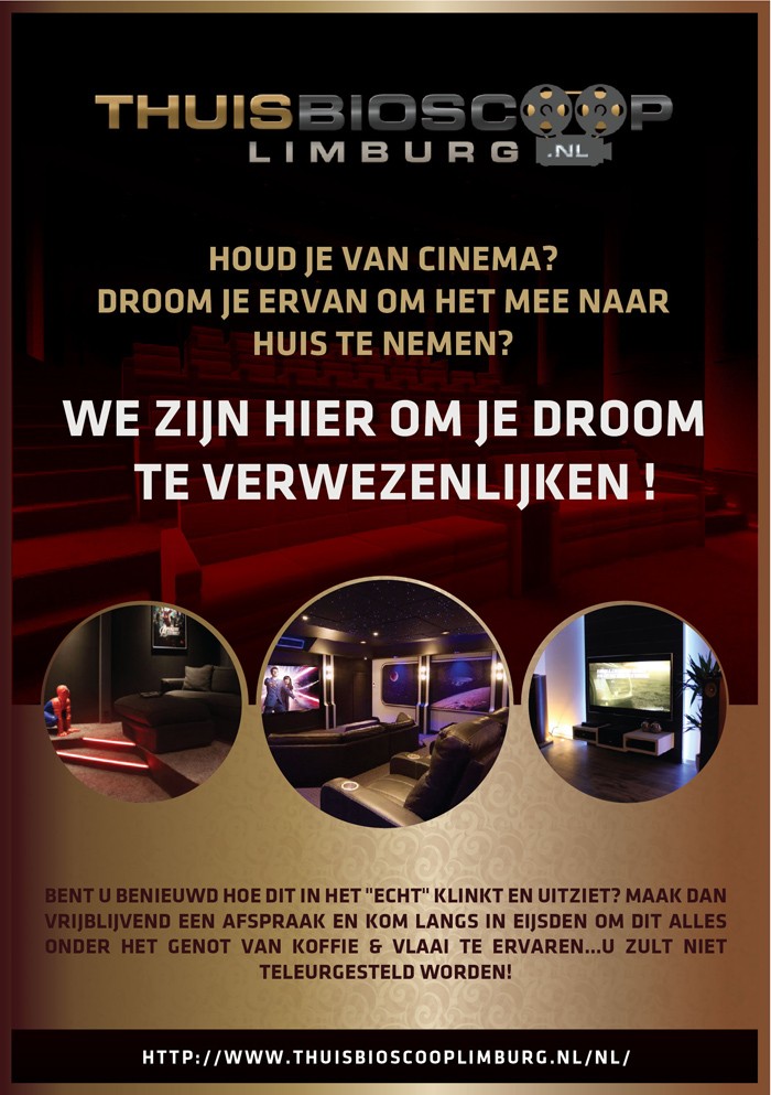 Home cinema flyer