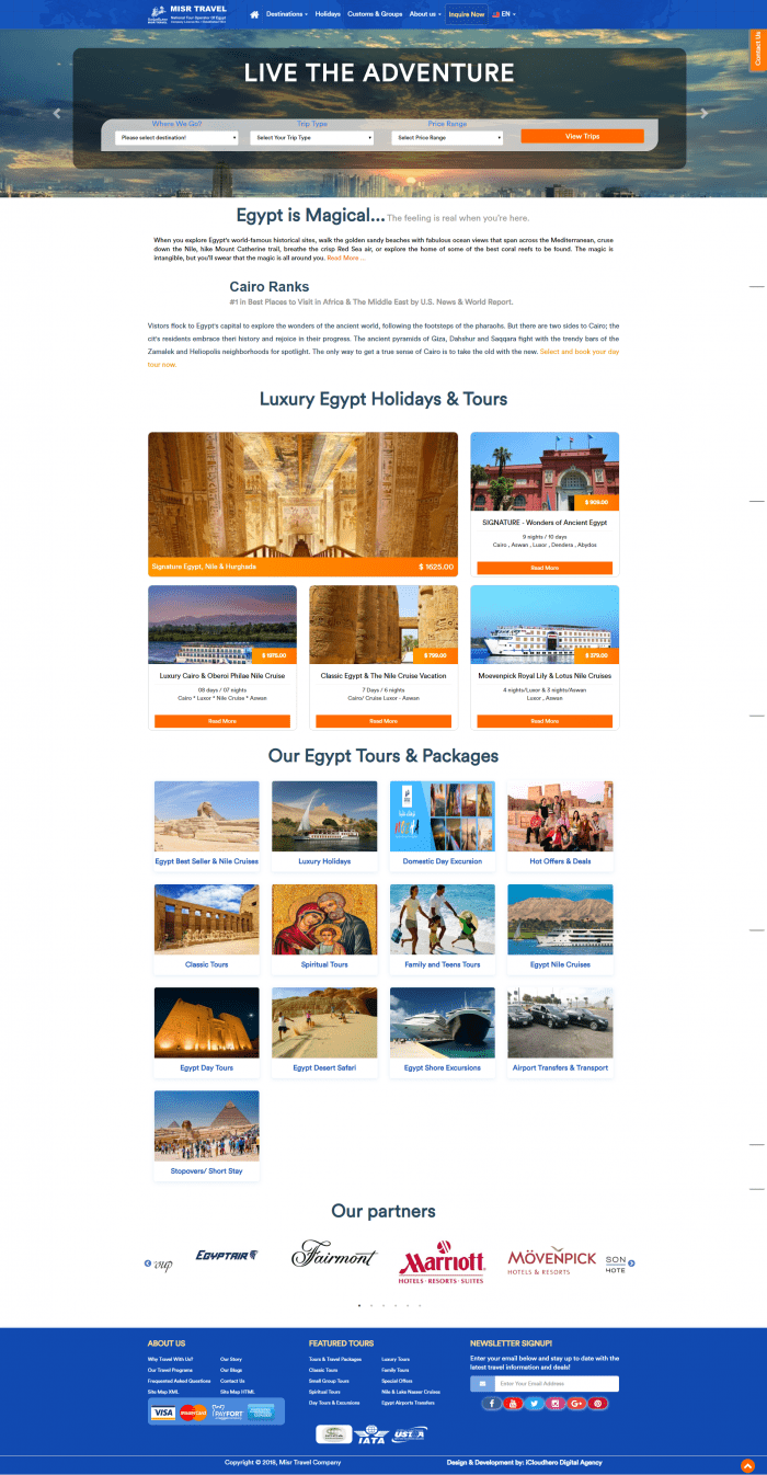 Misr Travel ( موقع مصر للسياحة )