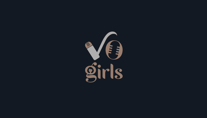 شعار لقناة يويتيوب للتعليق الصوتي - VO girls Logo