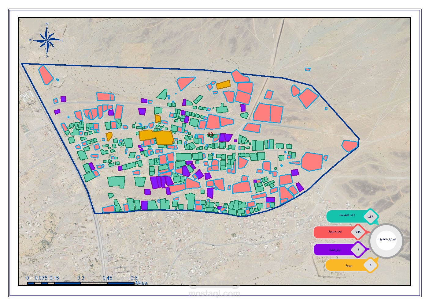 انشاء Layout map  باستخدام ArcGIS &GISPRO