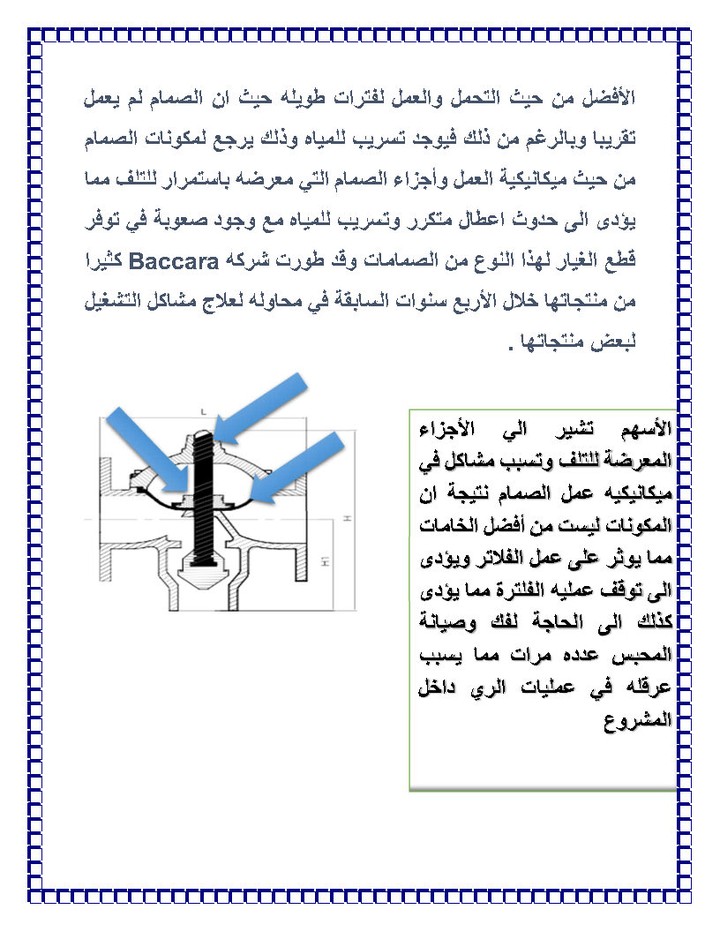 مقال عن الفلاتر الرمليه