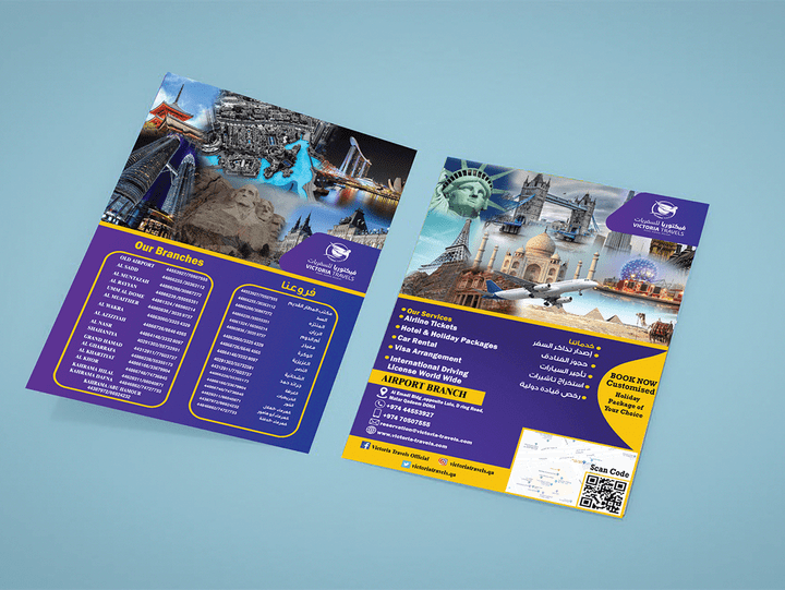 travel agency flyer