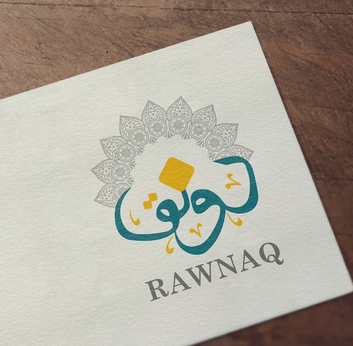 Rawnaq Home decor logo design