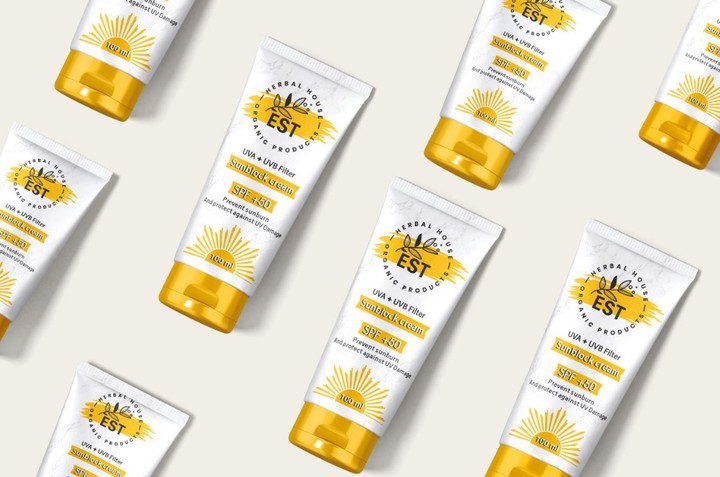 Sunblock design for Est cosmetics company