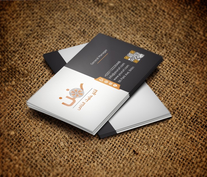 logo and card for art company