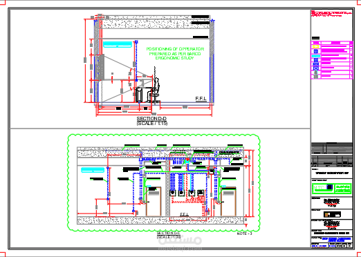 مشروع تابع لشركه السويدي LIGHT CURRENT SYSTEMS-LAYOUT DRAWING