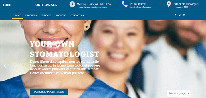 OrthoWalk Website