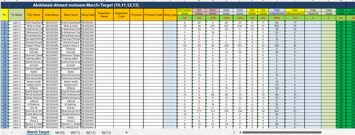 Tracking target