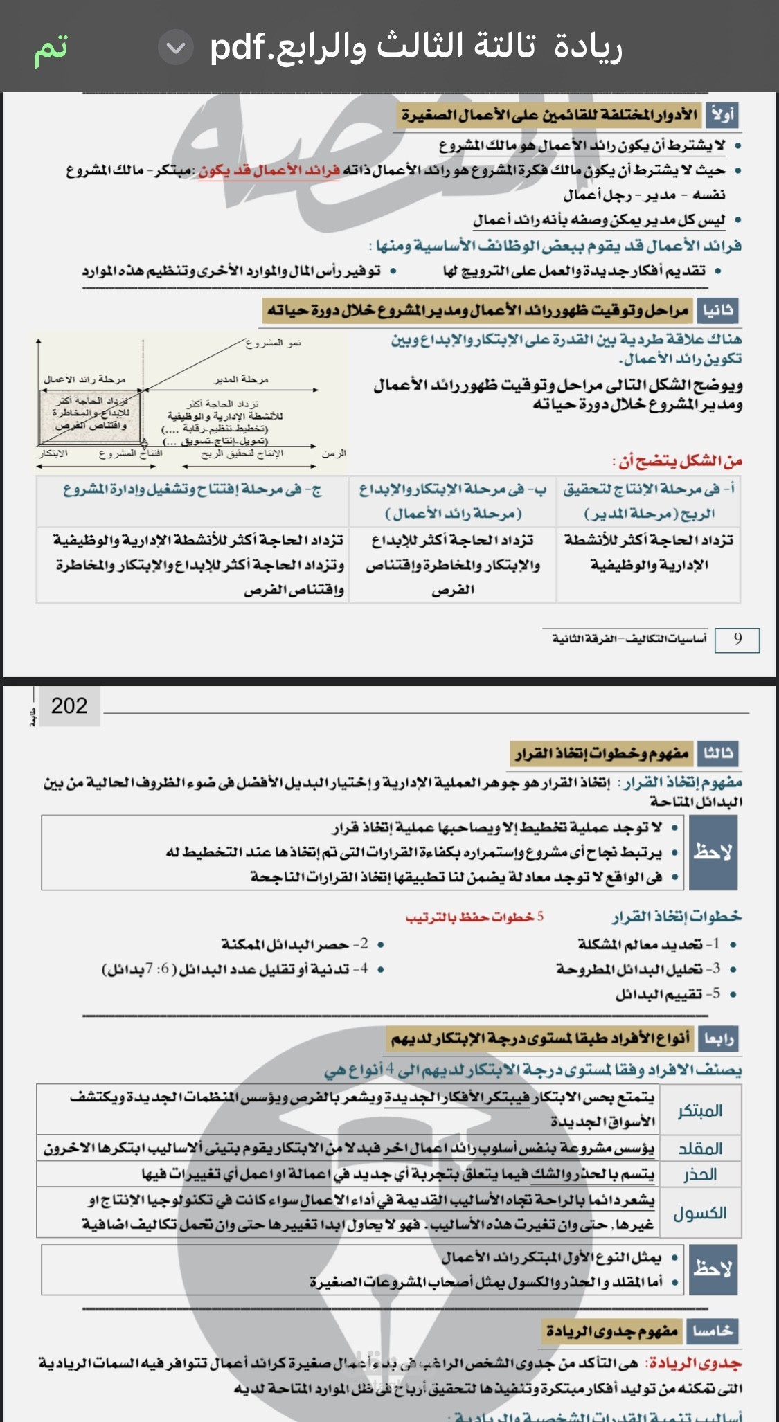 إعادة كتابة وتنسيق محاضرات جامعية