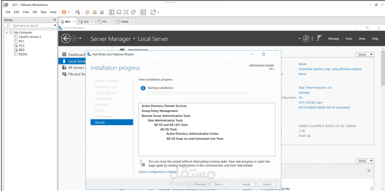 configure (DHCP,DNS,AD , IIS, FTP, IIS) on Windows