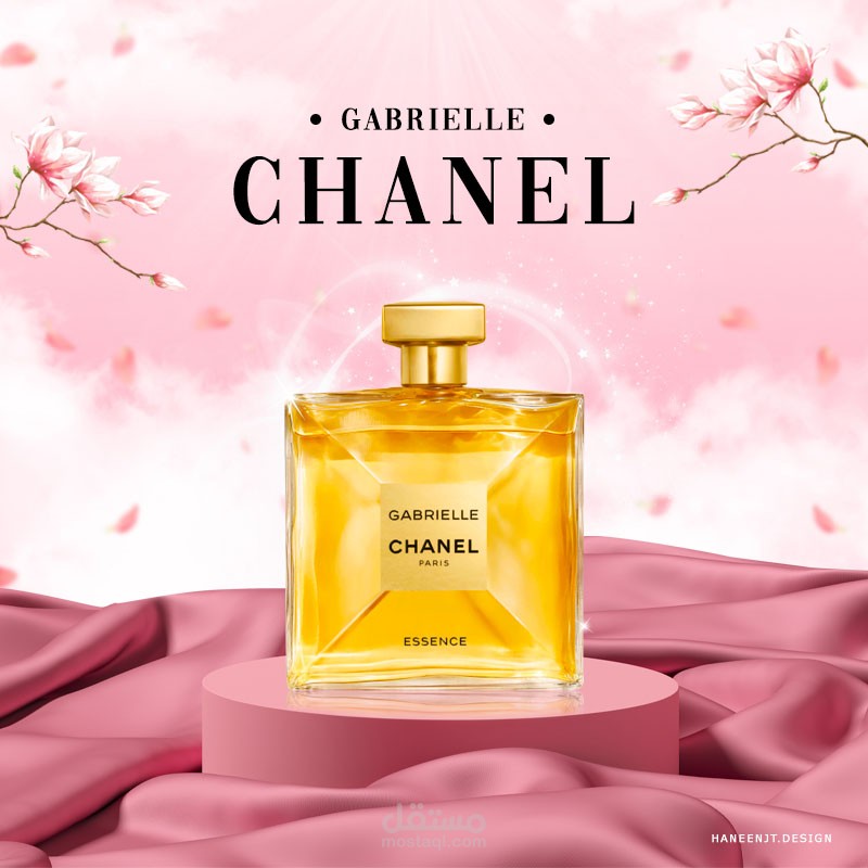 Social media design for Chanel perfume