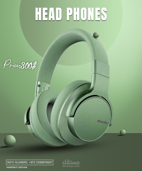 Social media design for headphone