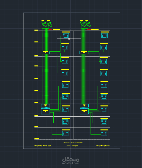 MATV-SLD 2 RISERS