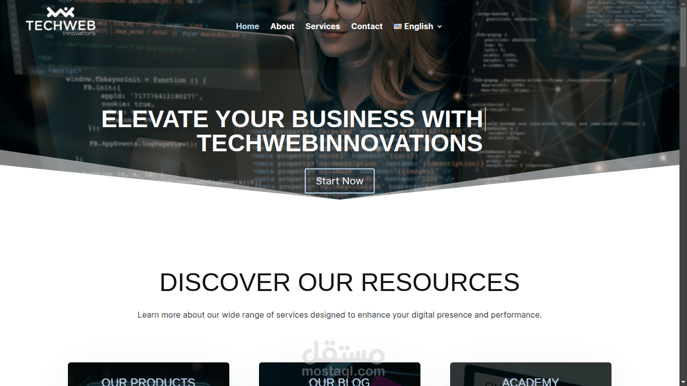 موقع TechWebInnovations للدعاية فى السوق الالمانى