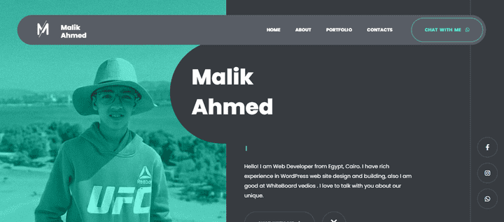 portfolio website wordpress