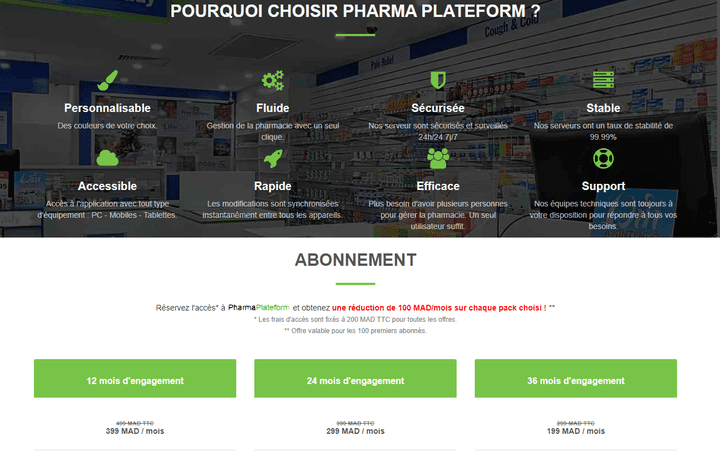 PharmaPlatefrom - منصة  SaaS لإدارة الصيدليات
