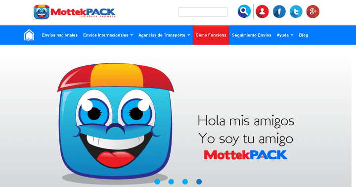MottekPack - موقع تجارة إلكترونية لتوصيل الطرود دوليًا