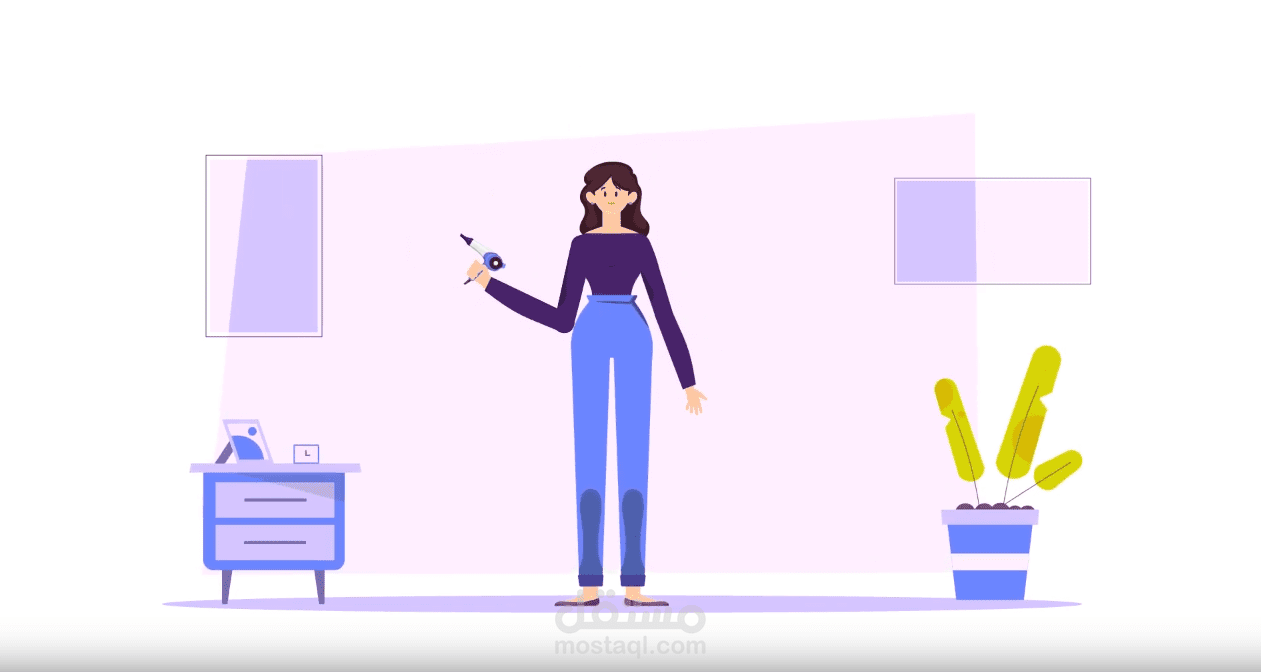 موشن جرافيك لنظام لإدارة الصالون