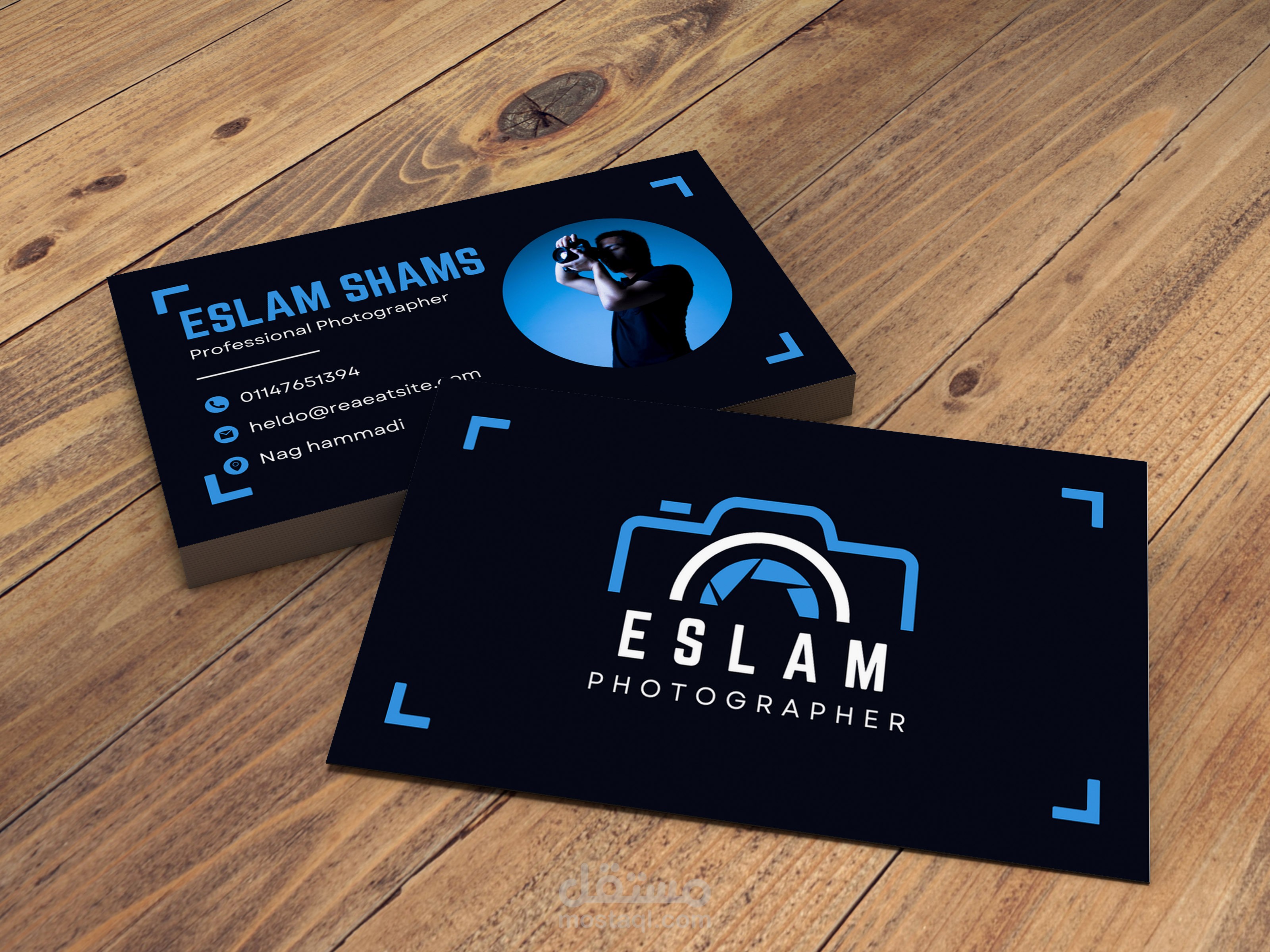 كارت شخصي ل photography