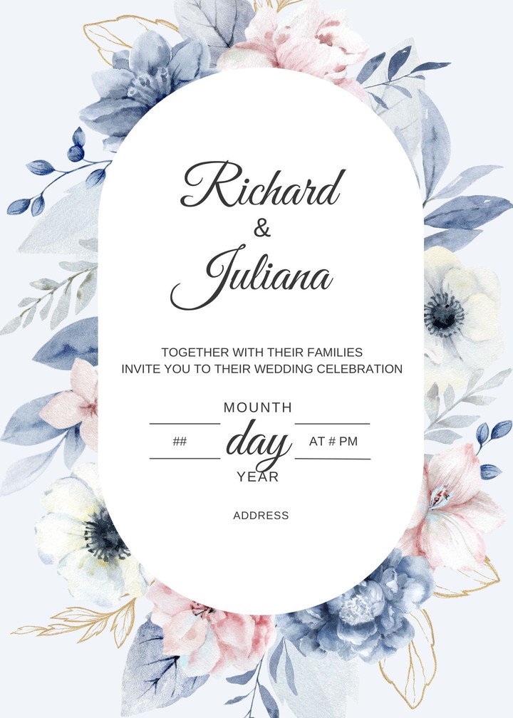 Wedding invitation