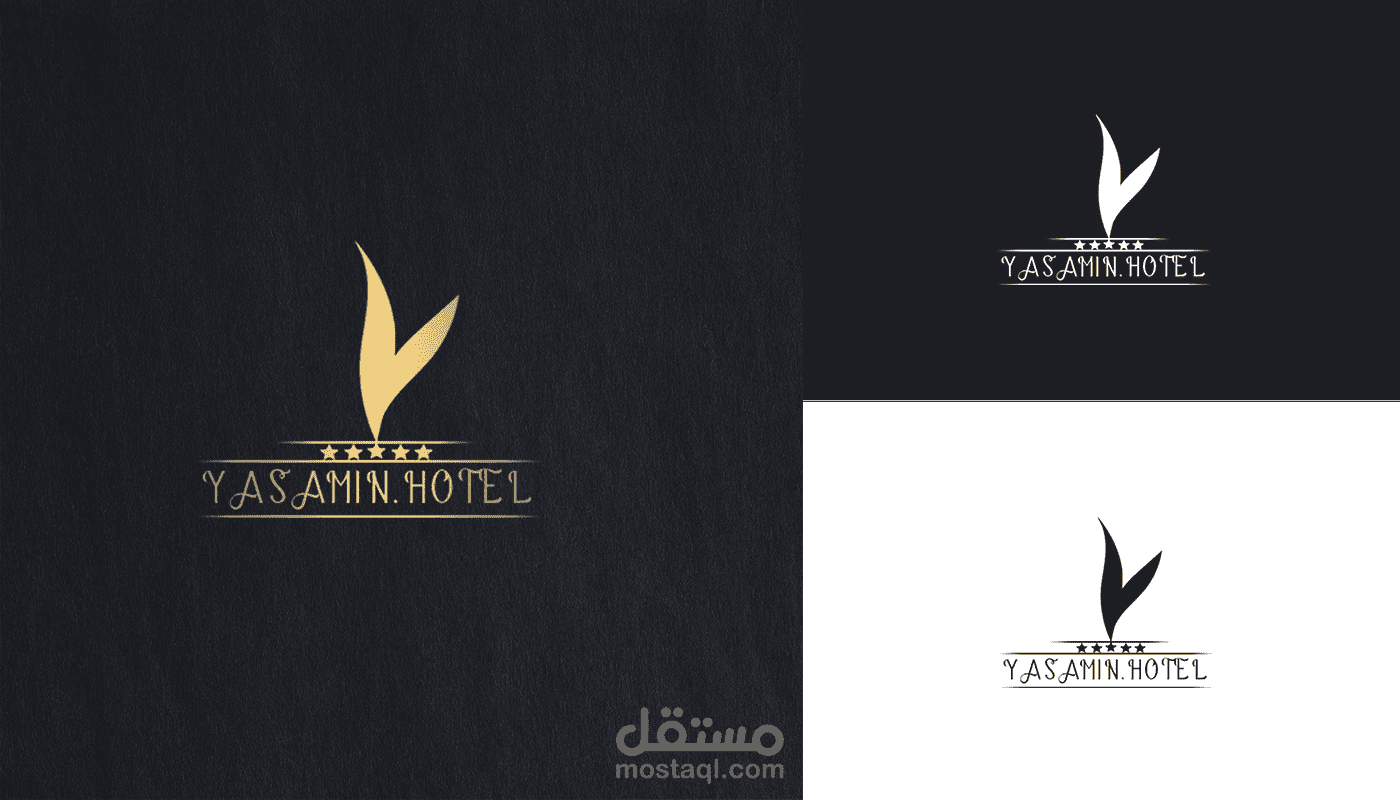 هوية مؤسسة . Luxury hotel Brand