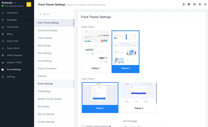 نظام Worksuite SaaS لإدارة المشاريع - Worksuite SaaS Project Management System