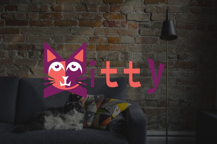 Kitty (Logo for a cat supplies store)