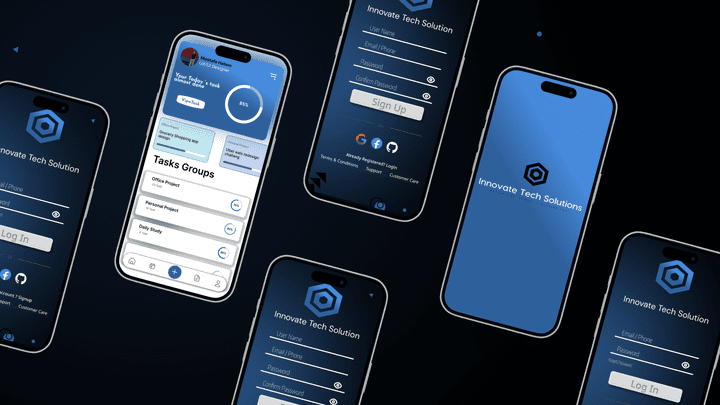 تصميم UI/UX Mobile Applacation لتنظين الوقت