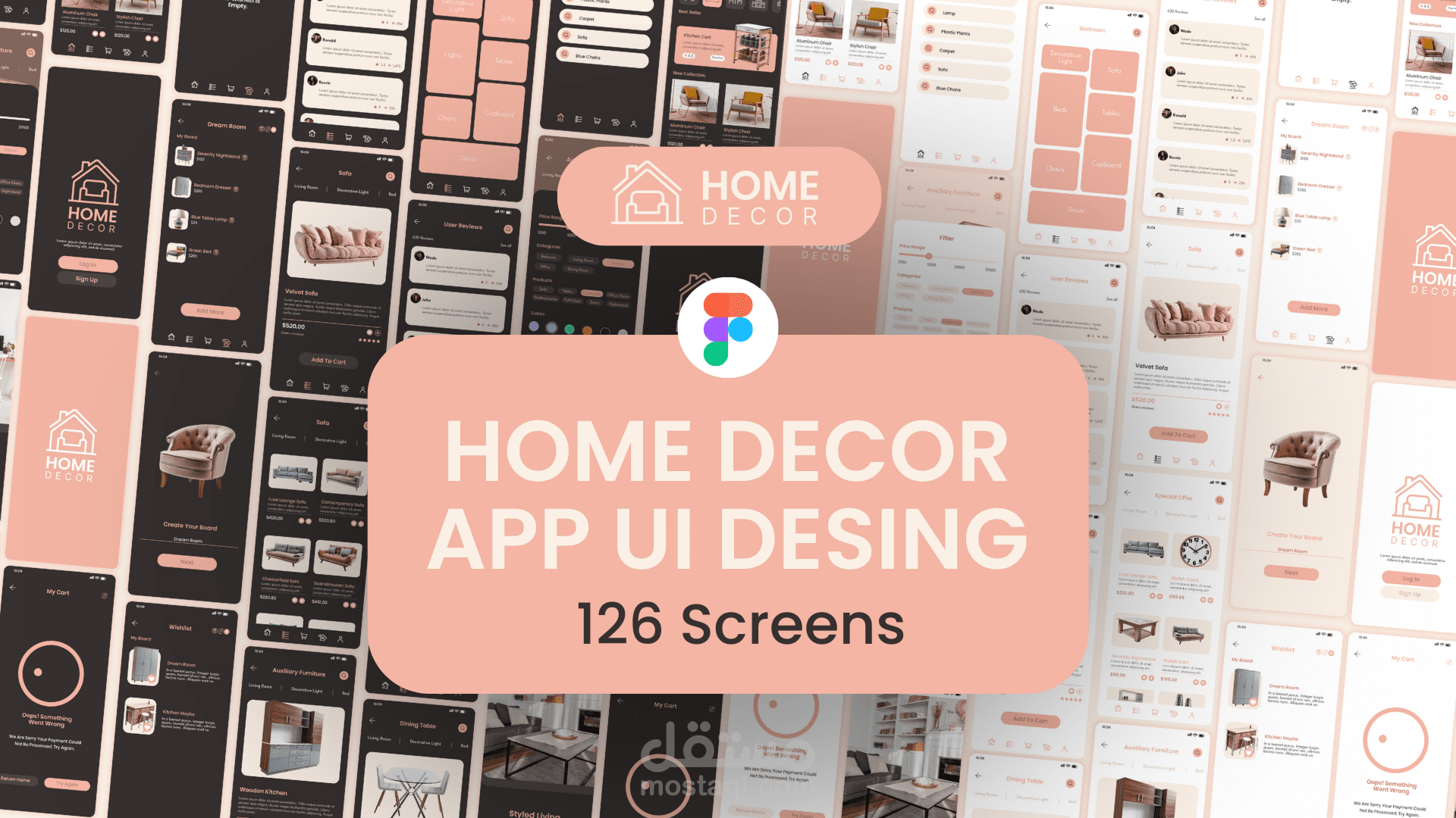 Home Decor App Mobile UI