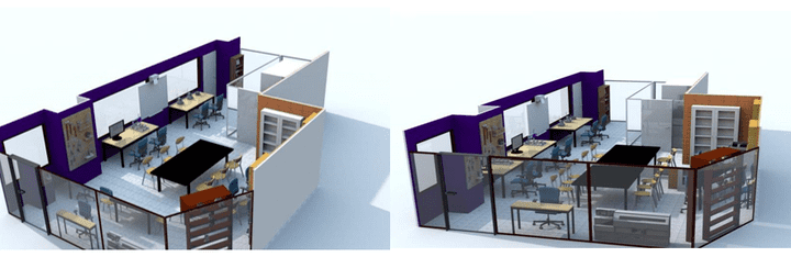 3D design for APU laboratories