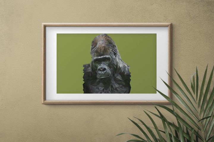 Low Poly (gorilla)