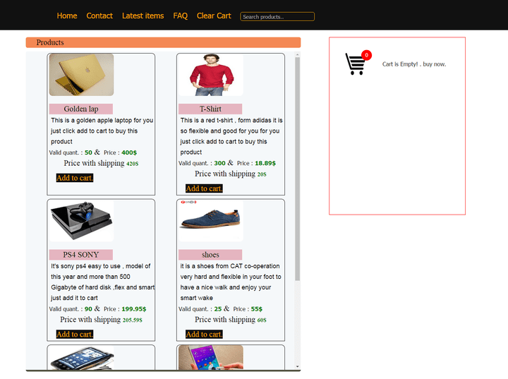 eCommerce Website