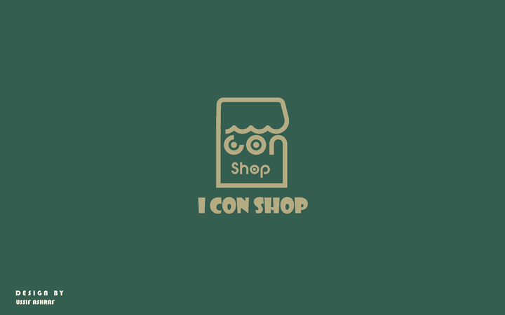 Icon Shop logo Design