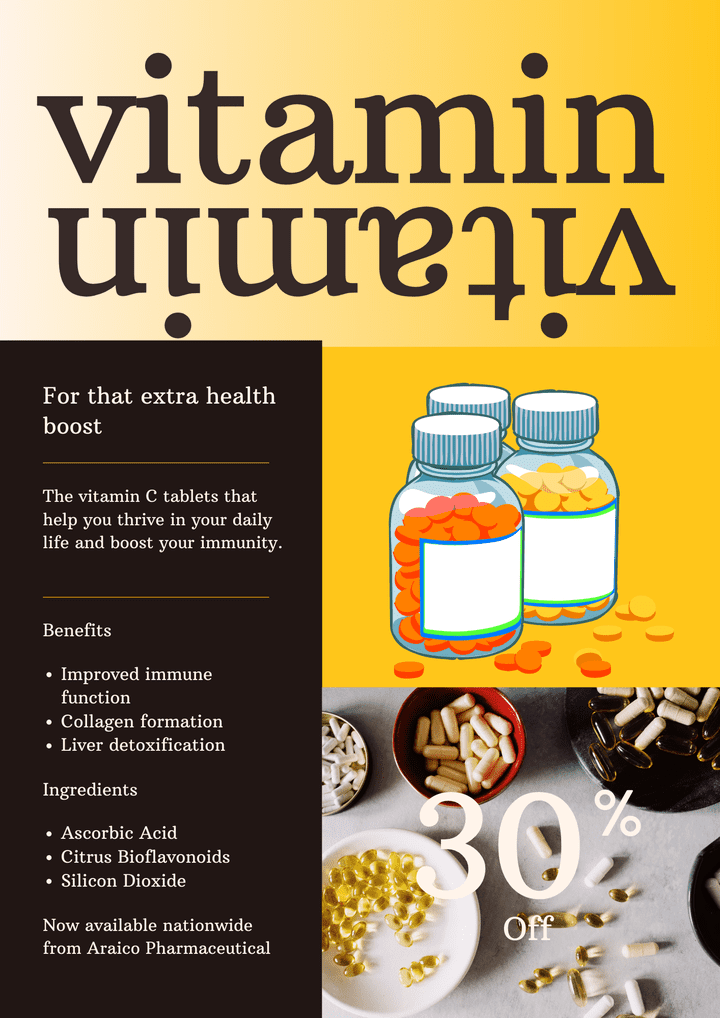 vitamins poster