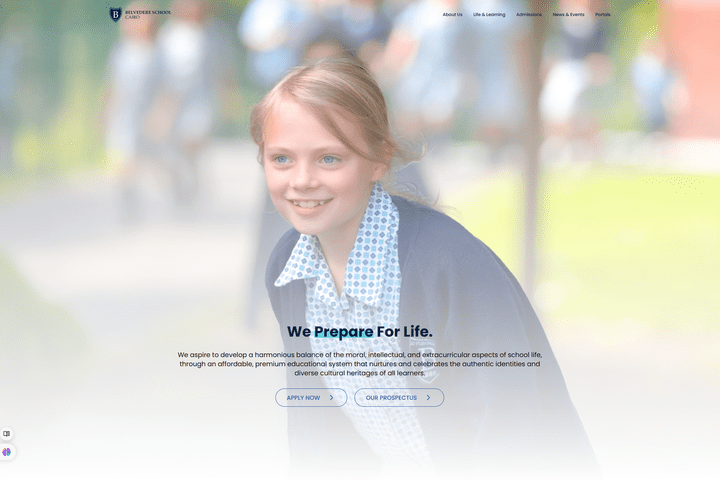 School Content Management Website