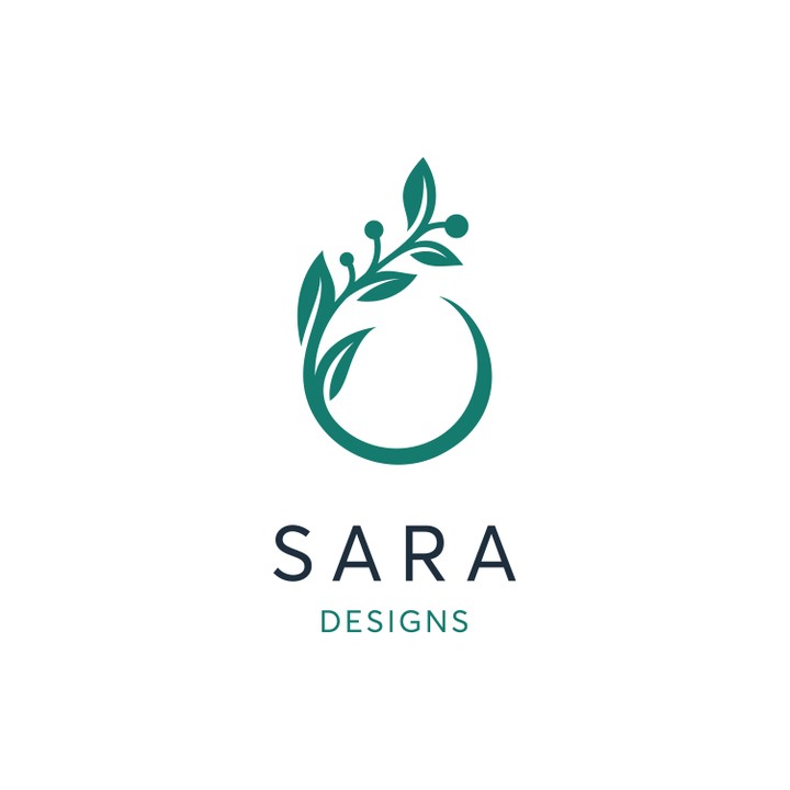 تصميم شعار Sara Designs و guideline للشعار