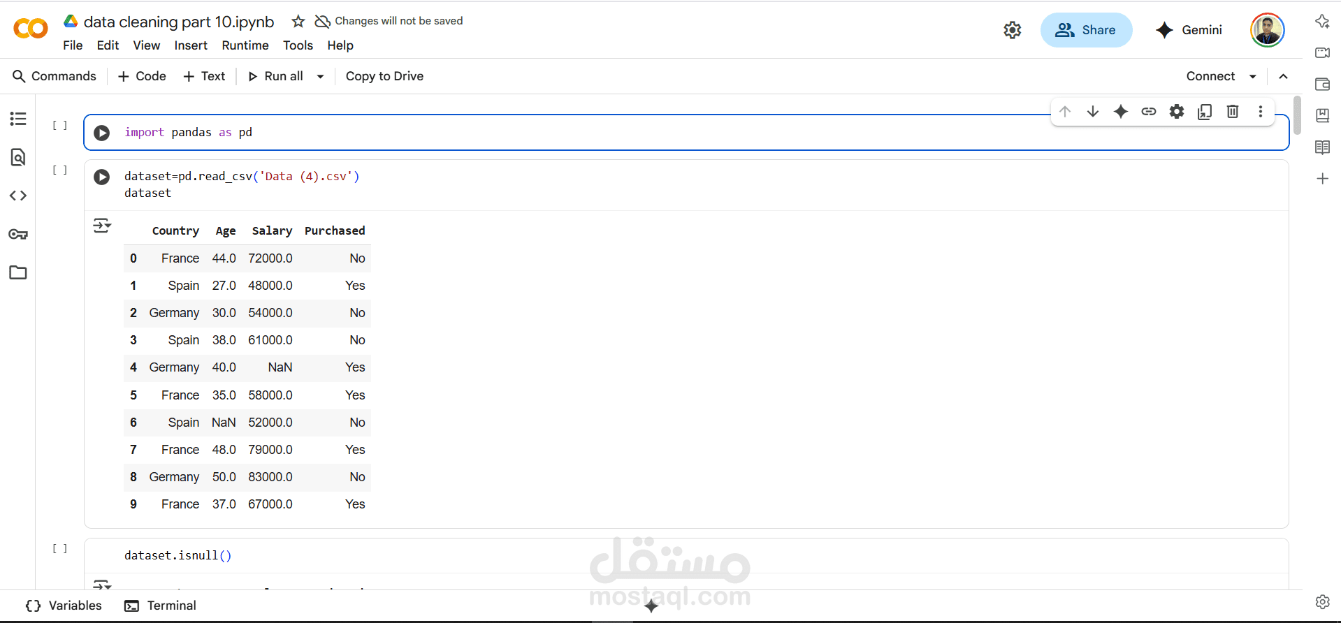 Cleaning Data