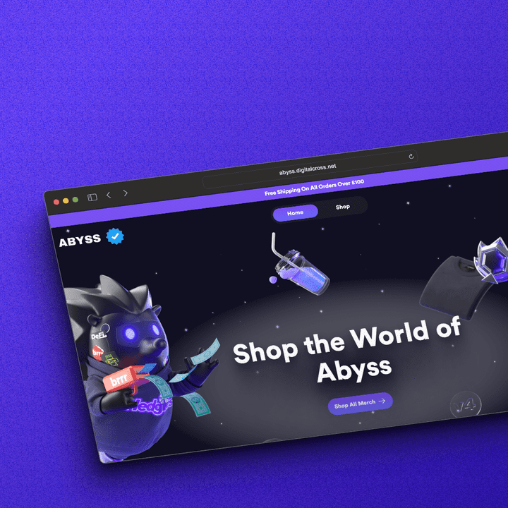 متجر ملابس لشركة Abyss